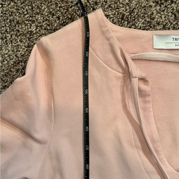 WOMENS M, TRIVIA BASIC, light pink, soft long sleeve dress - Picture 7 of 9